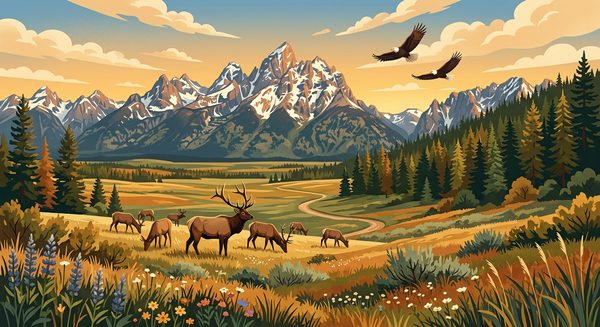 Wild Heart of Wyoming: Grand Teton's Animals