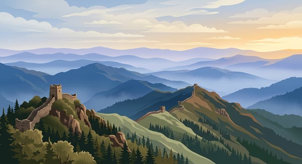 Skyline Wonders: A Drive Through Time and Beauty