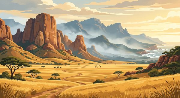 Echoes of Ancient Earth: South Africa's Geography & Origins