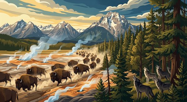 Yellowstone's Wild Pulse: A Symphony of Life